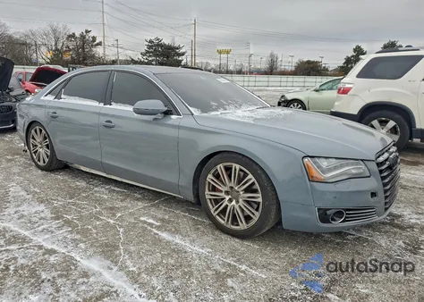 2013 Audi A8 L Quattro z USA, uszkodzony, nr VIN WAUR2AFD9DN019699